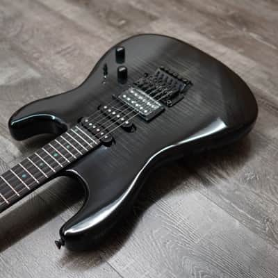 AIO Wolf S1-SSH Floyd Rose Electric Guitar - Trans Black image 7