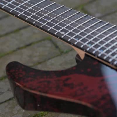 ESP USA M-7 HT Baritone - Blood Splatter image 9