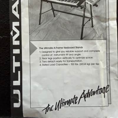 Ultimate Support DK-16BPT Two-Tier Keyboard Stand image 4