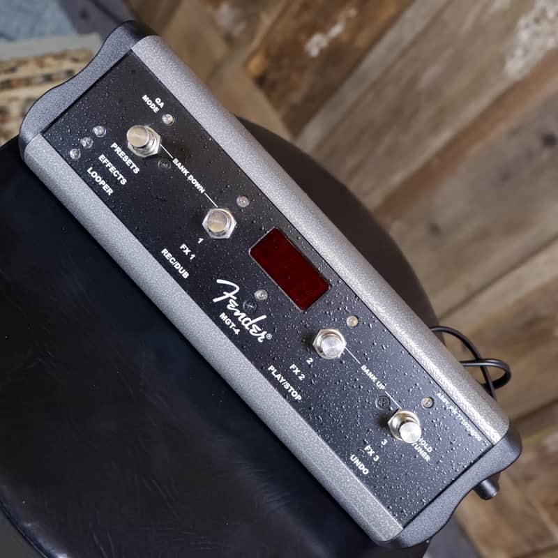 Fender MS4 Mustang 4-Button Footswitch with 1/4" Jack 2010s - Black image 1