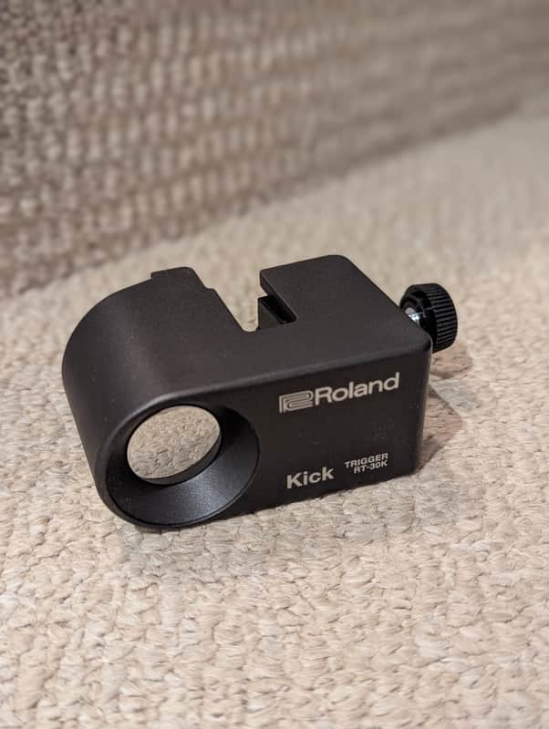 Roland RT-30K Acoustic Kick Drum Trigger 2010s - Black image 1