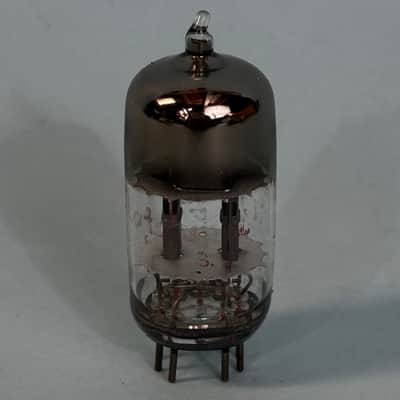 1957 General Electric 12AT7 ECC81 6679 Vintage Motorola Gray Plate D Getter!T406 image 1