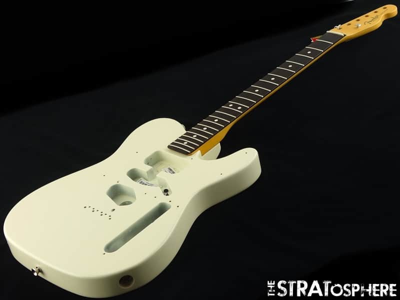 Fender American Professional II Tele BODY & NECK Rosewood Olympic White image 1