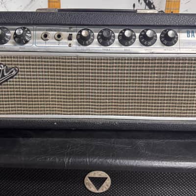 1968 Fender Bandmaster Drip Edge – AB763 Circuit – Early Silverface – Vintage Tube Head image 1
