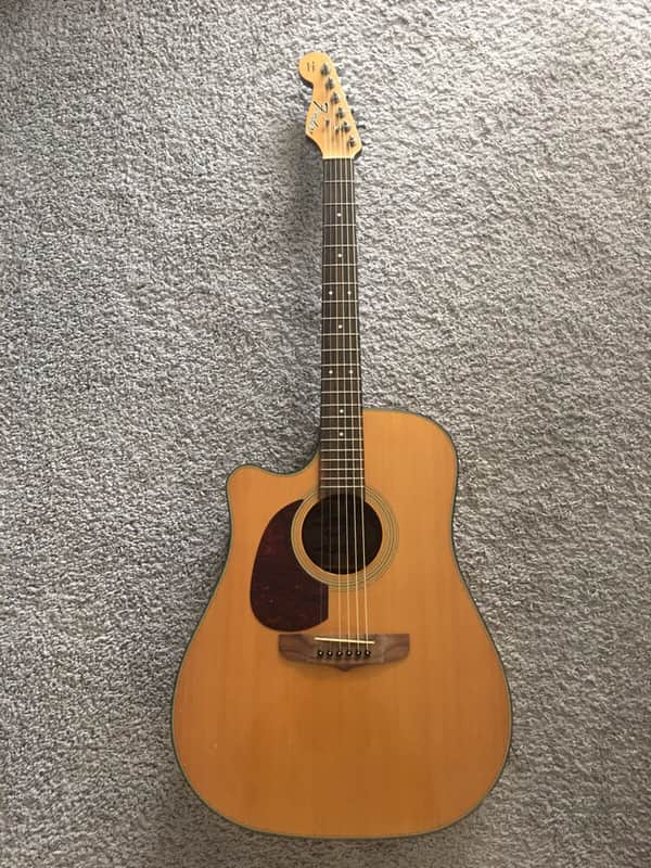 Fender San Miguel California Series Natural Lefty Left-Handed Acoustic Guitar image 1