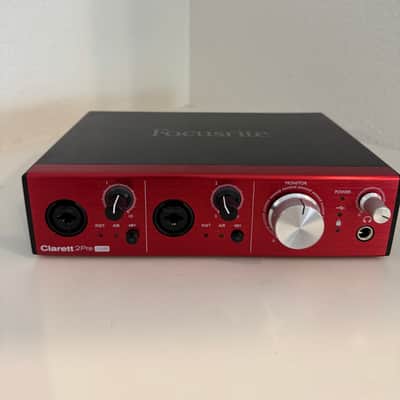 Focusrite Clarett+ 2Pre USB-C Audio Interface 2021 - Present - Red image 3