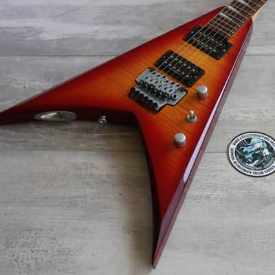 1996 Grover Jackson Japan KV-c.u.65 King V Flying V (Cherry Sunburst) image 1