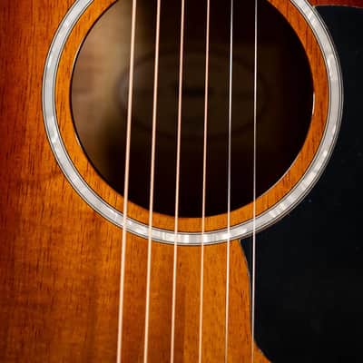 Taylor 222ce-K DLX Grand Concert Hawaiian Koa Acoustic/Electric Guitar - Shaded Edge Burst with Hardshell Case image 10