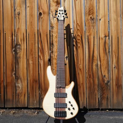 Schecter DIAMOND SERIES Charles Berthoud CB-6 Natural Satin 6-String Bass (New for 2025) image 2