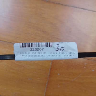 Cordial CLS 225 BK 2009 - Black (30 meters) image 1