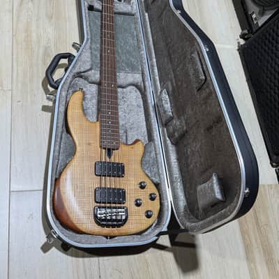 Wal Mk. II 5 string Bass 1990 stunning figured Olive Ash 1 of a kind & ready for your collection ! image 14