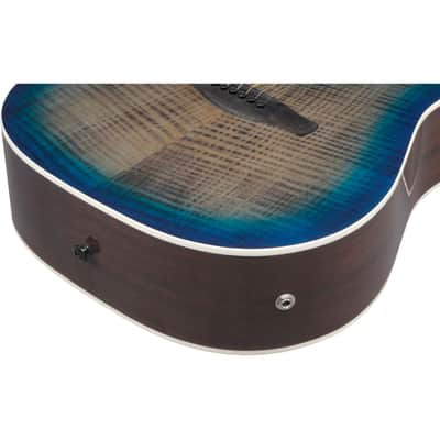 Ibanez ALT50FA ALT Acoustic Electric Guitar - Blue Doom Burst image 10