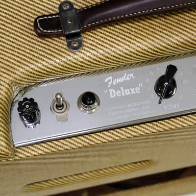 1954 Fender Deluxe 5D3 Wide Panel image 14