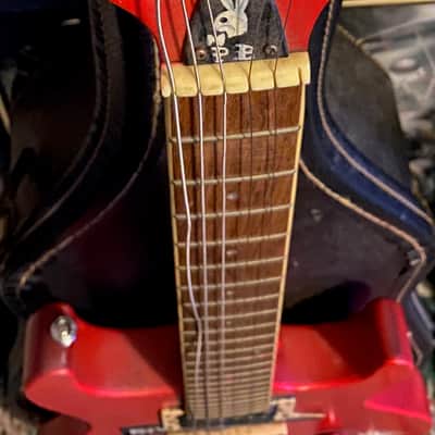 Silvertone SPN5 Double Cutaway with Two Humbuckers Repainted image 3