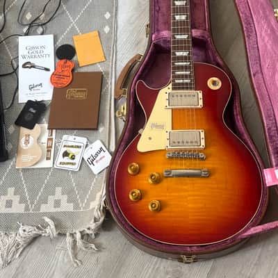 Gibson Custom Shop Historic R8 Les Paul Vintage Cherry Sunburst VOS Left Handed image 6