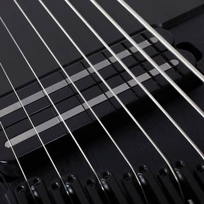Schecter PT8MS Black Ops Lefty - Satin Black Open Pore image 10
