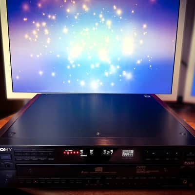 SONY CDP-C87ES 🌈RaRe🌈 Vintage Premium ES 5-CD Tray CD Deck image 4