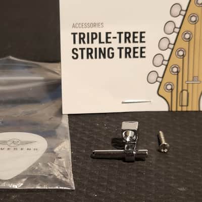 Reverend Guitars Triple Tree String Retainer Guide - Chrome image 1
