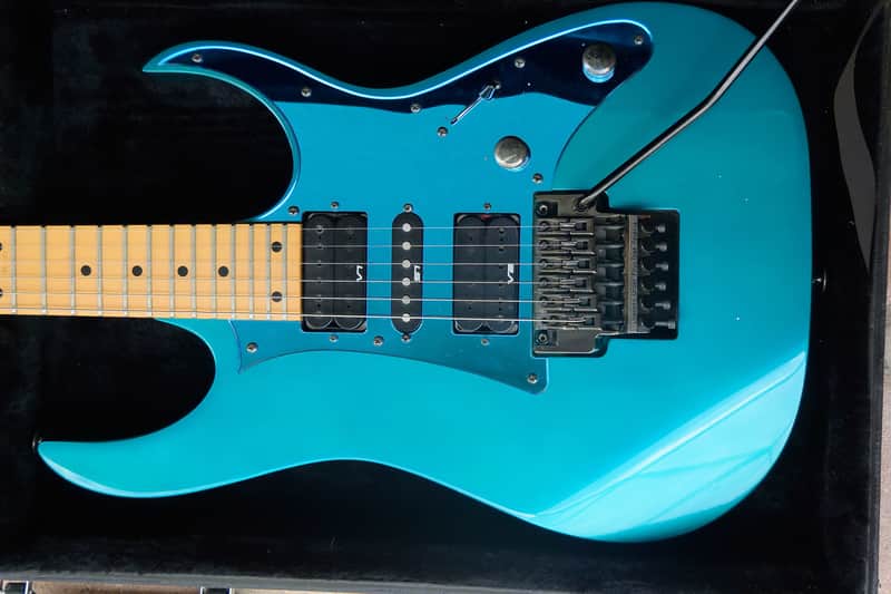 1992 Ibanez RG 550 DX LB Laser Blue Japan, USA Seller | Reverb
