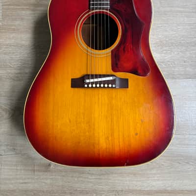 Gibson J-45 ADJ 1965 - Cherry Sunburst image 2