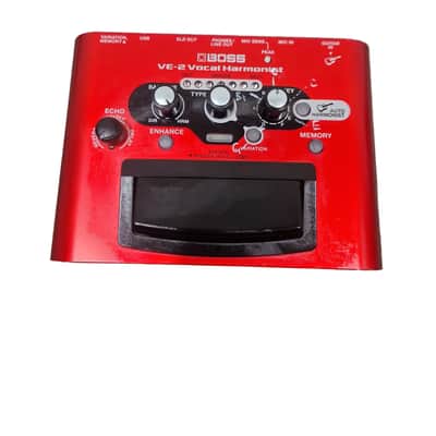 Boss VE-2 - Vocal Harmonist - Red - Excellent image 1