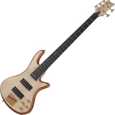 Schecter Stiletto Custom-5 - Natural Satin (NAT) (2541) image 3
