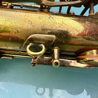 Selmer SBA altosax 1953/54 - Original gold laquer image 4