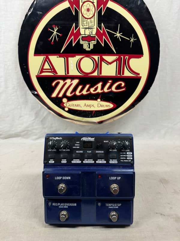 DigiTech JML2 JamMan jam man Stereo Phrase Looper Looping Pedal with Power Supply image 1