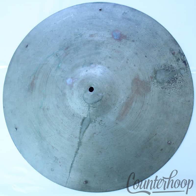 *Paiste "Super" 20" Crash/Ride Sizzle Cymbal 1900g Paper-Thin Rivets Switzerland image 1