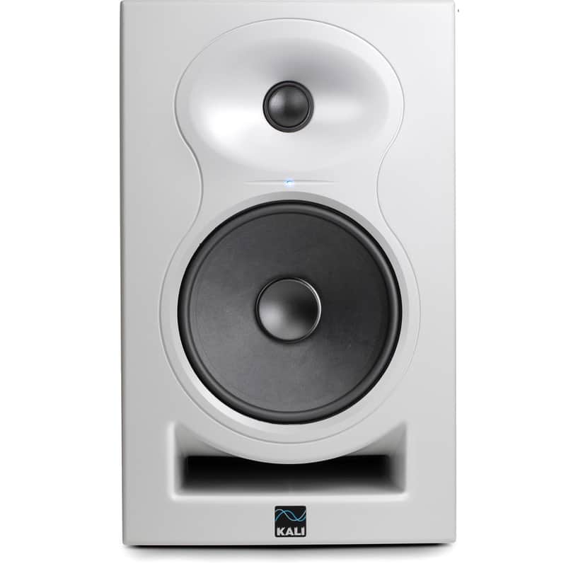 KALI AUDIO LP-6W V2 6.5" Project Lone Pine Powered Studio Monitor - Low-Noise Bi-Amped Professional Studio Speakers for Music Production - 80W, 115dB Max SPL - TRS, RCA, XLR Inputs - Single, White image 1
