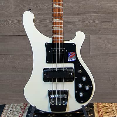 Rickenbacker 4003 4 String Bass White/Black Binding 1990 image 2