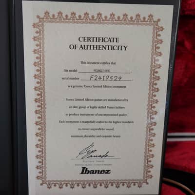 IBANEZ j. custom RG8527 BRE Black Rutile 7-String Electric Guitar w/ Case (2025) image 4