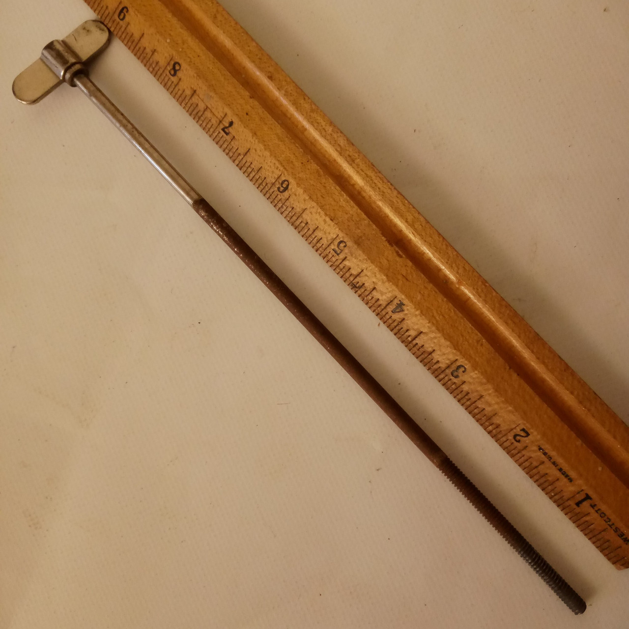 Leedy 8 3/4"Single-Tension Thumb Rod+Collar Walberg&Auge10-24Bass/Snare/Tom Drum — main photograph