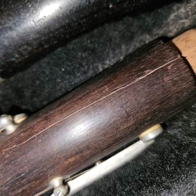 Noblet Normandy 10 Paris Wood Soprano Clarinet, France, Brown Stained Wood image 4
