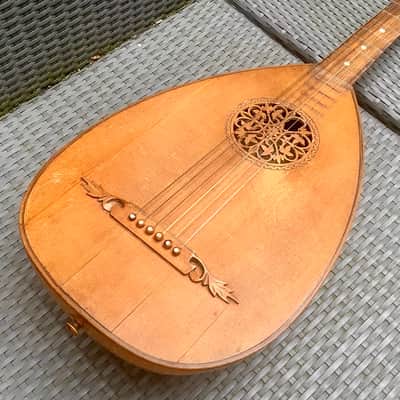 Lute Antique mid 19th Century Baroque Style LUTE Guitar 6 strings image 1