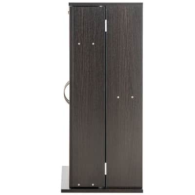 Media Storage Cabinet – 4-Layer Adjustable DVD/CD Shelf, Espresso Finish, Holds Up to 576 CDs image 8