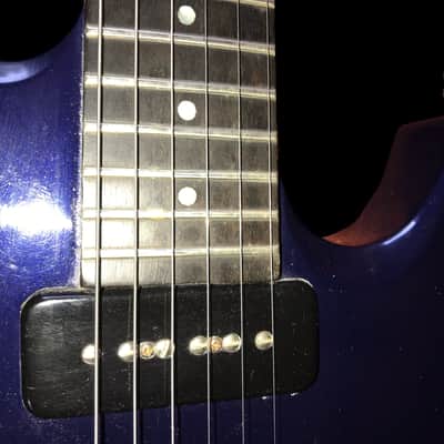 1985 Gibson Q-2000 Metallic Blue! Gibson’s Roaring Superstrat! OHSC!!! image 6