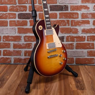 Gibson Les Paul Standard 60’s Mod Shop Plain Maple Top Satin Bourbon Burst 2022 w/OHSC image 3