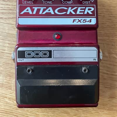 DOD FX54 Attacker Compressor / Distortion 1990s - Red image 1