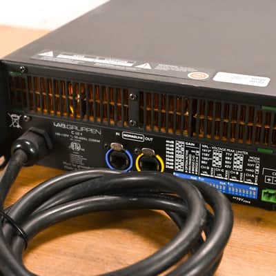 Lab Gruppen C 68:4 6800W Four-Channel Power Amplifier CG010FR image 9