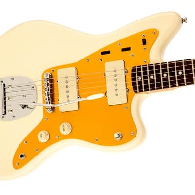 Squier J Mascis Jazzmaster Electric Guitar. Laurel FB, Vintage White image 11