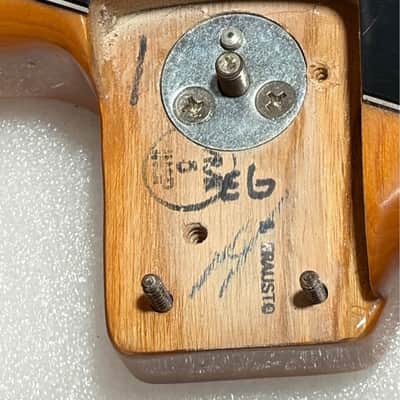 1977 Fender Hardtail Stratocaster with 3-Bolt Neck, Maple Fretboard - Natural image 10