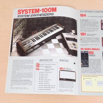 The Roland Keyboards Vol.3 catalog in German (Jupiter 8, System 100M, MC-4, Juno-60, SH-101, TR-808) image 2
