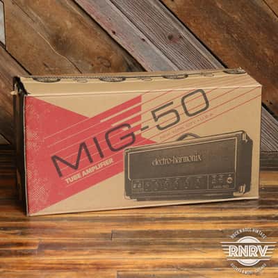 Electro-Harmonix MIG 50 2-Channel 50-Watt Tube Guitar Amp Head 2010s - Black image 3