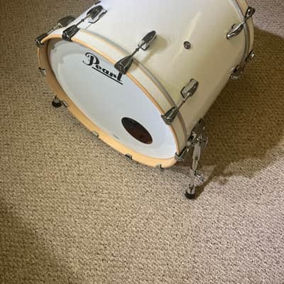 Pearl Masters Music City Custom/Maple Gum 2024 - Snow White Glass Glitter image 1