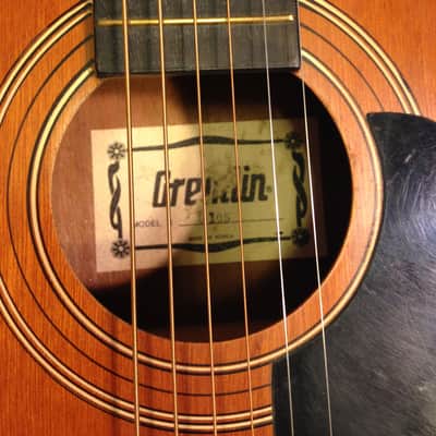 Gremlin G-10S Vintage 90's Acoustic. Fun Little Slide Guitar. Travel Guitar. image 3