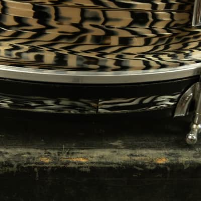 1960s Rogers 14x20 Black Onyx Pearl Bass Drum image 9