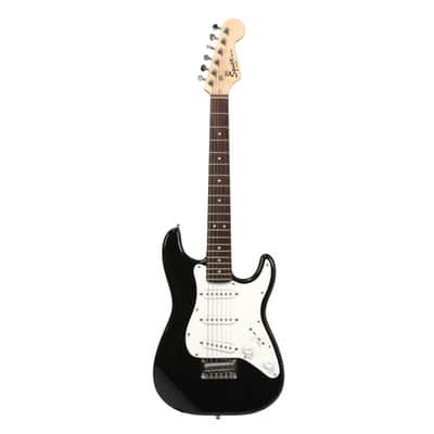 Electric Guitar Orange CRUSH STRATOCASTER Black SSH 1 Humbucker 2