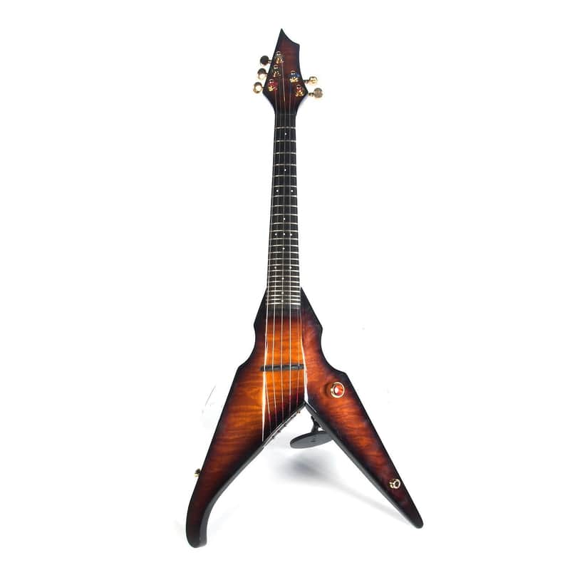 Mark Wood WV-CB5F-B 5 String Fretted Electric Violin, Viper (USED) Sunburst image 1