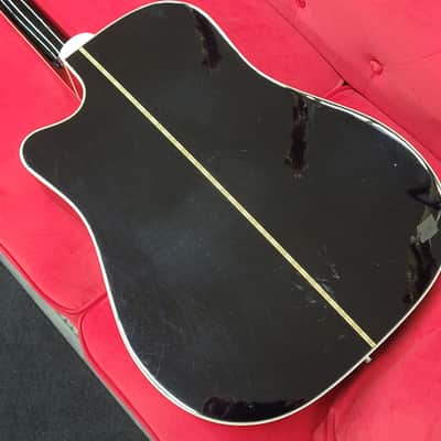 Takamine  EF341CE Acoustic Electric With Case  Black 1999 image 15